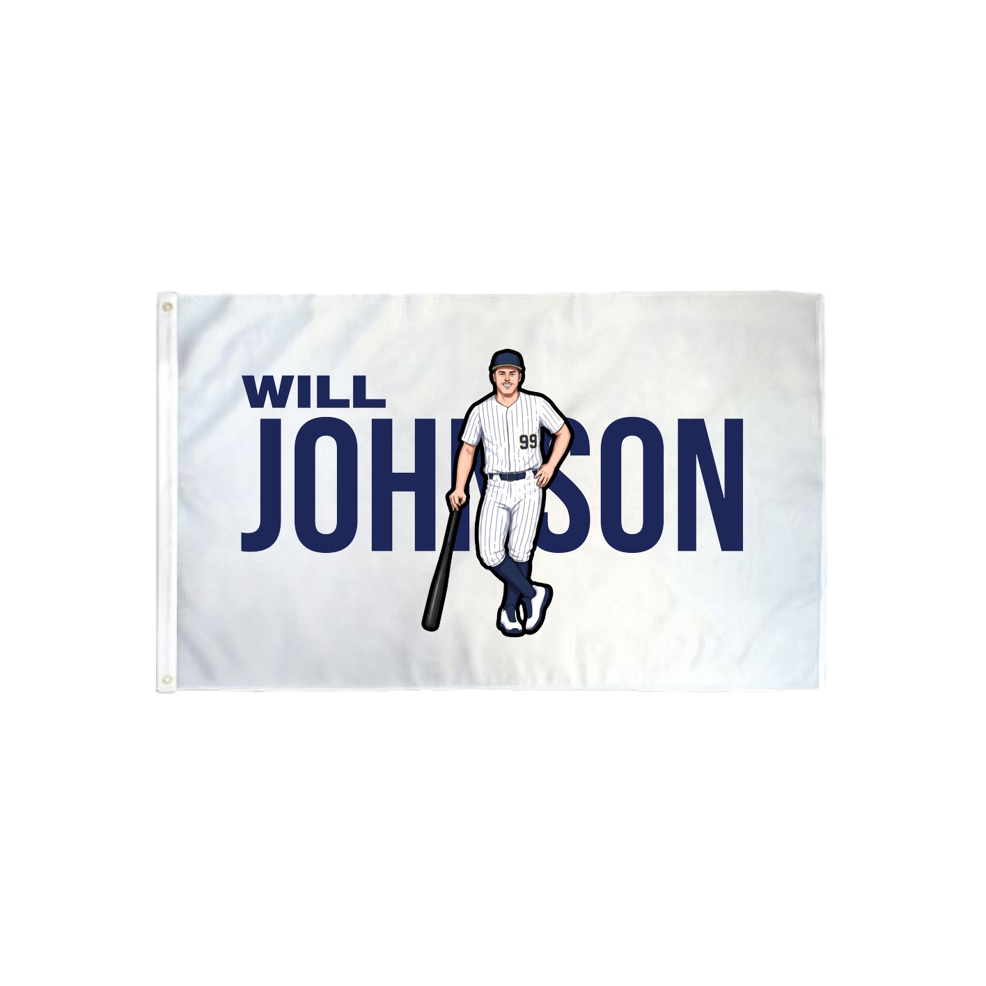 3x5 Flag — Player Name in Classic