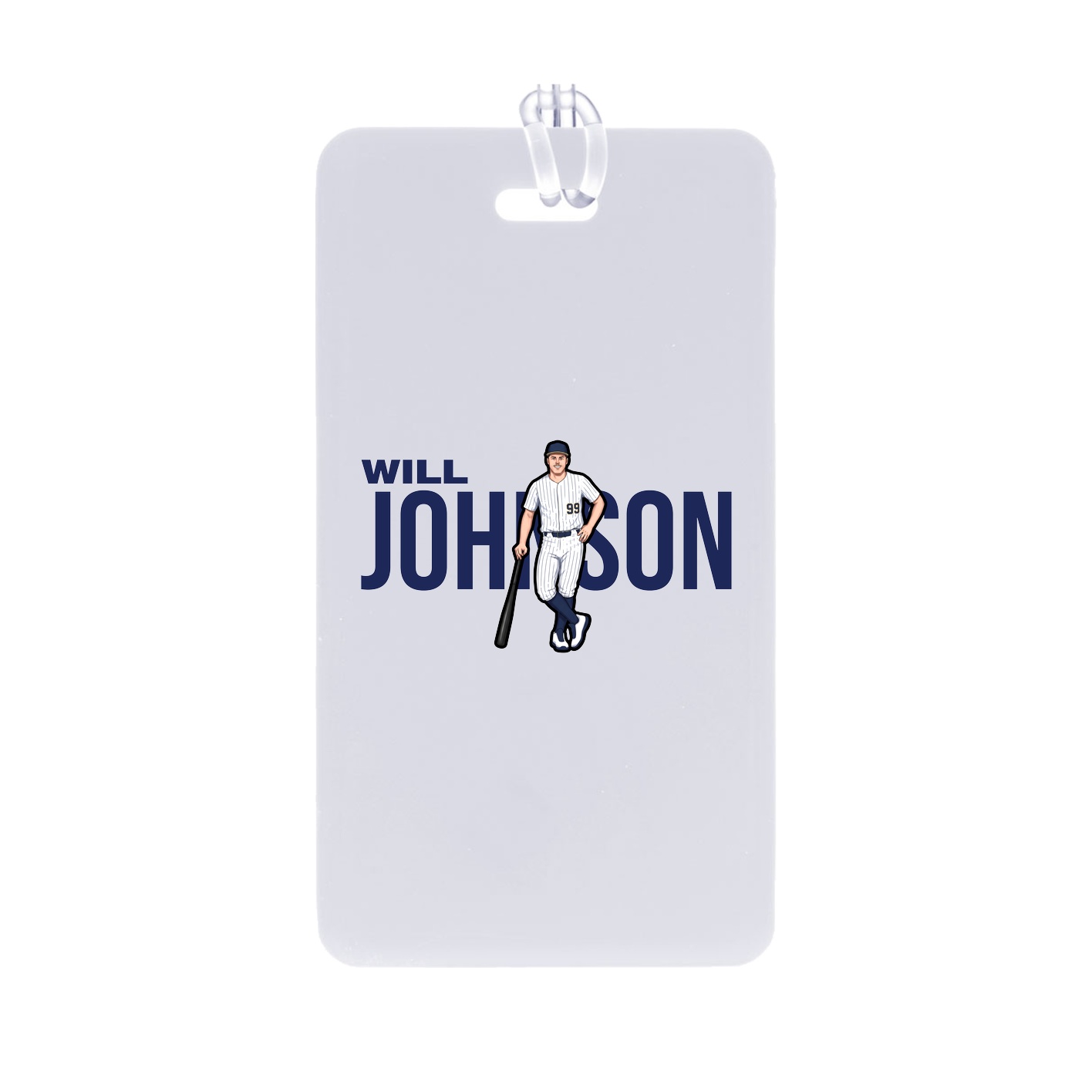 Bag Tag — Player Name in Classic