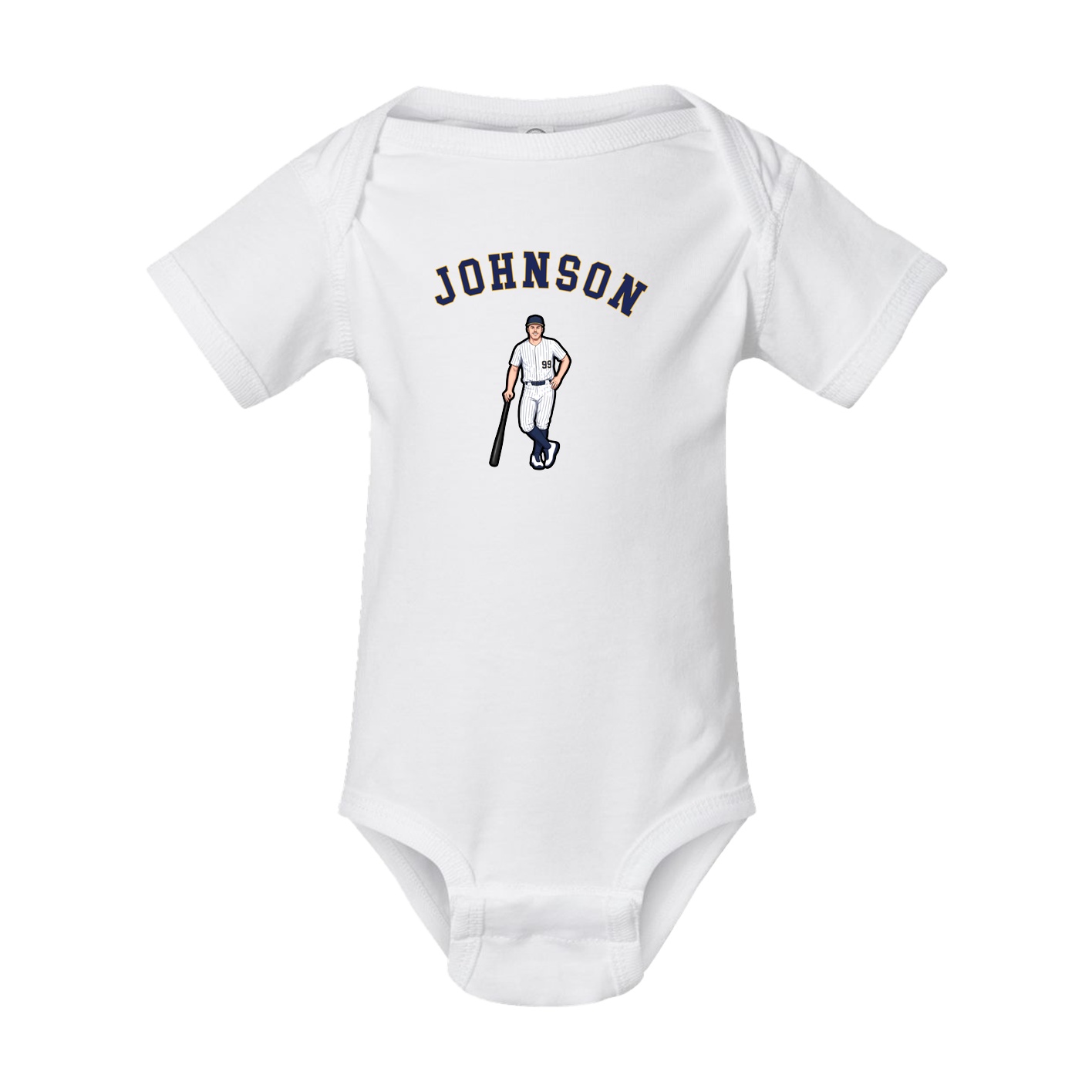 Baby Onesie — Shirsey Arch in White