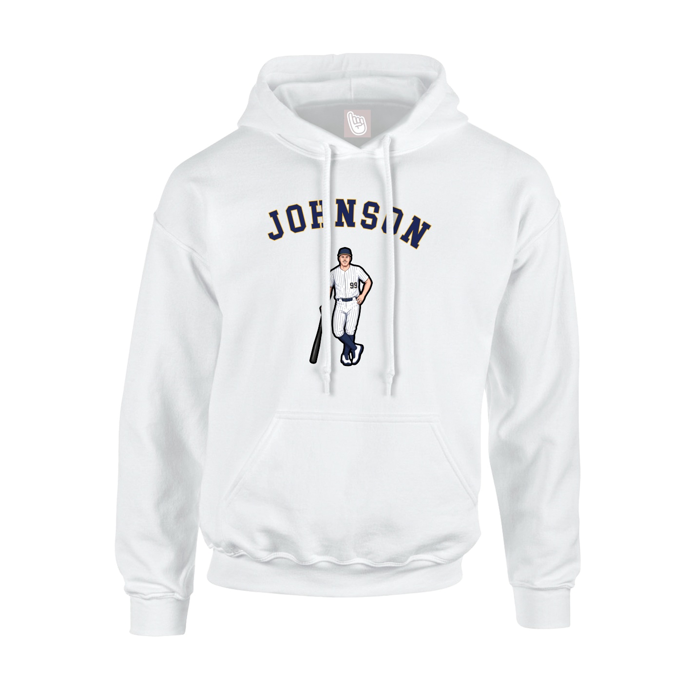 Hoodie — Shirsey Arch in White