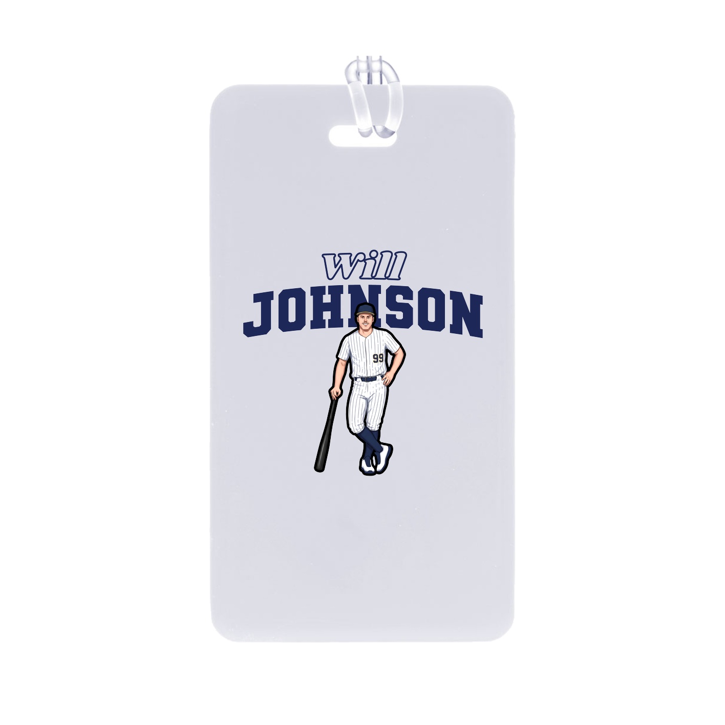 Bag Tag — Name Arch in Classic