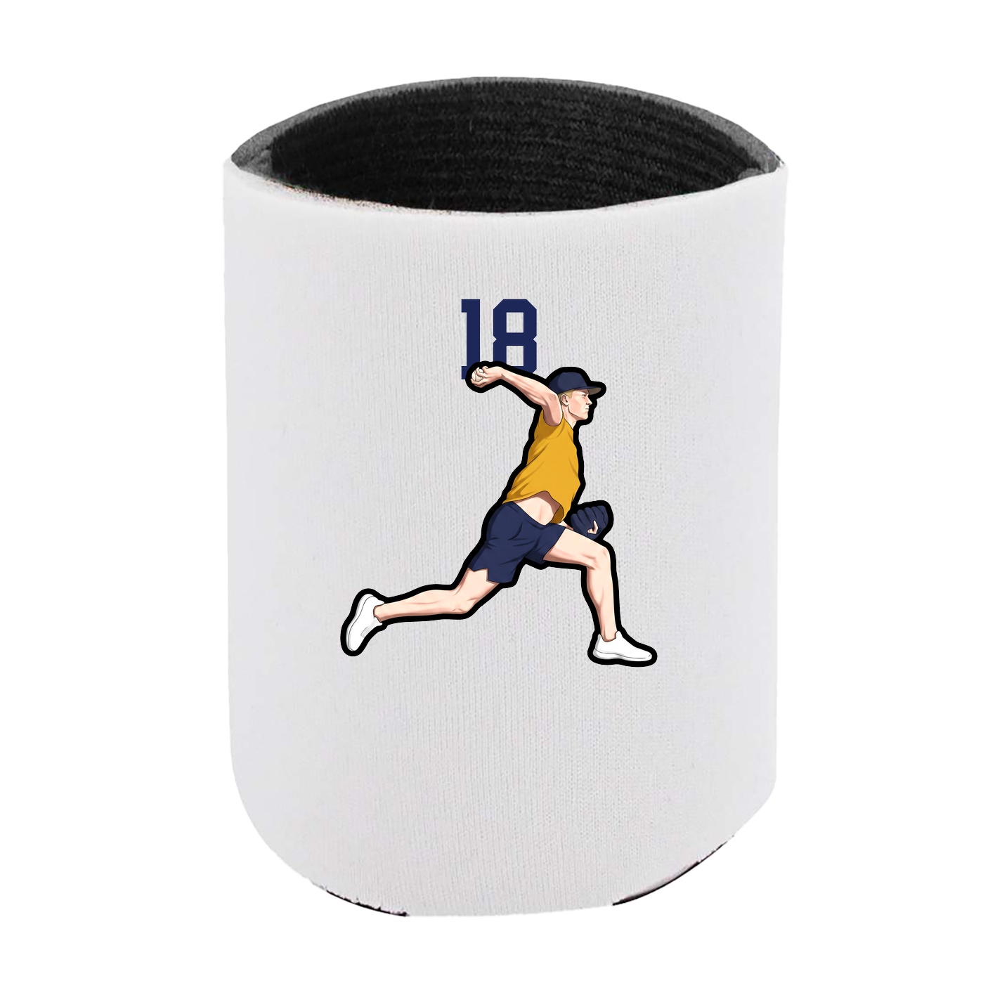 Can Holder — Number Top in White
