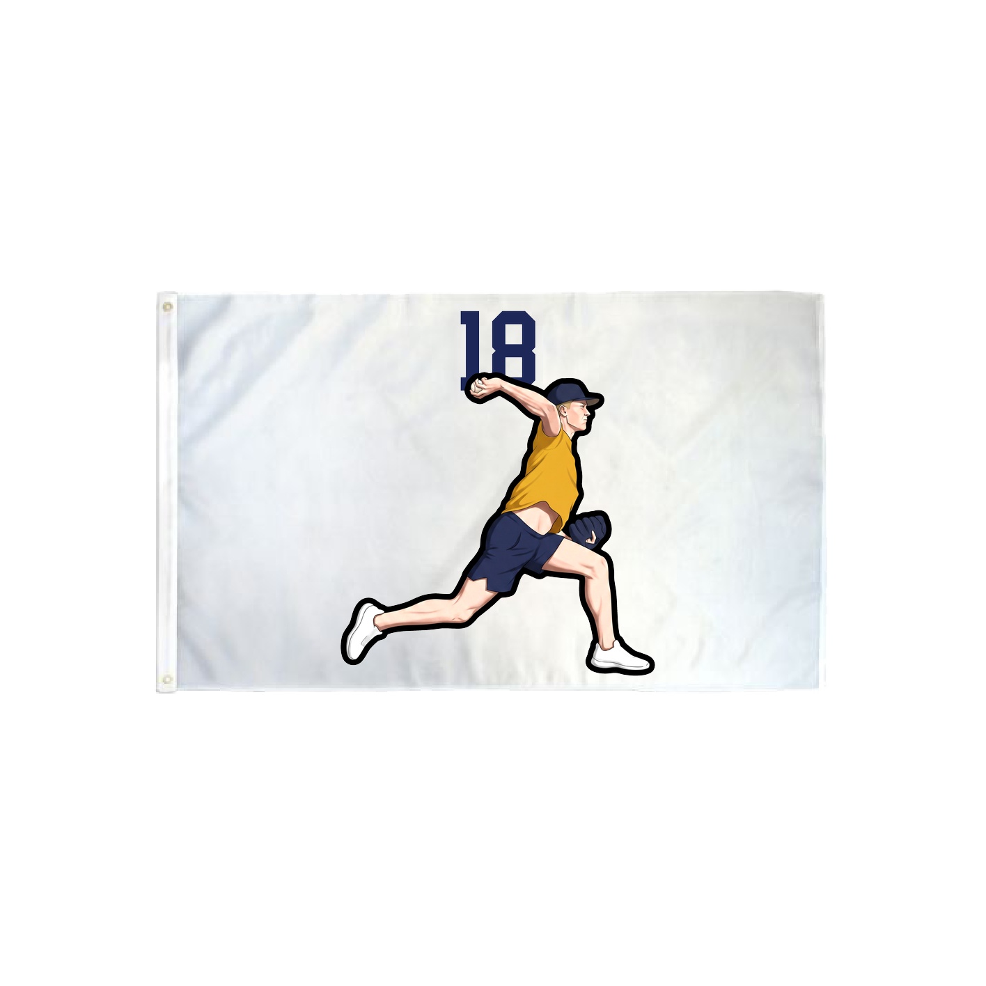 3x5 Flag — Number Top in Classic
