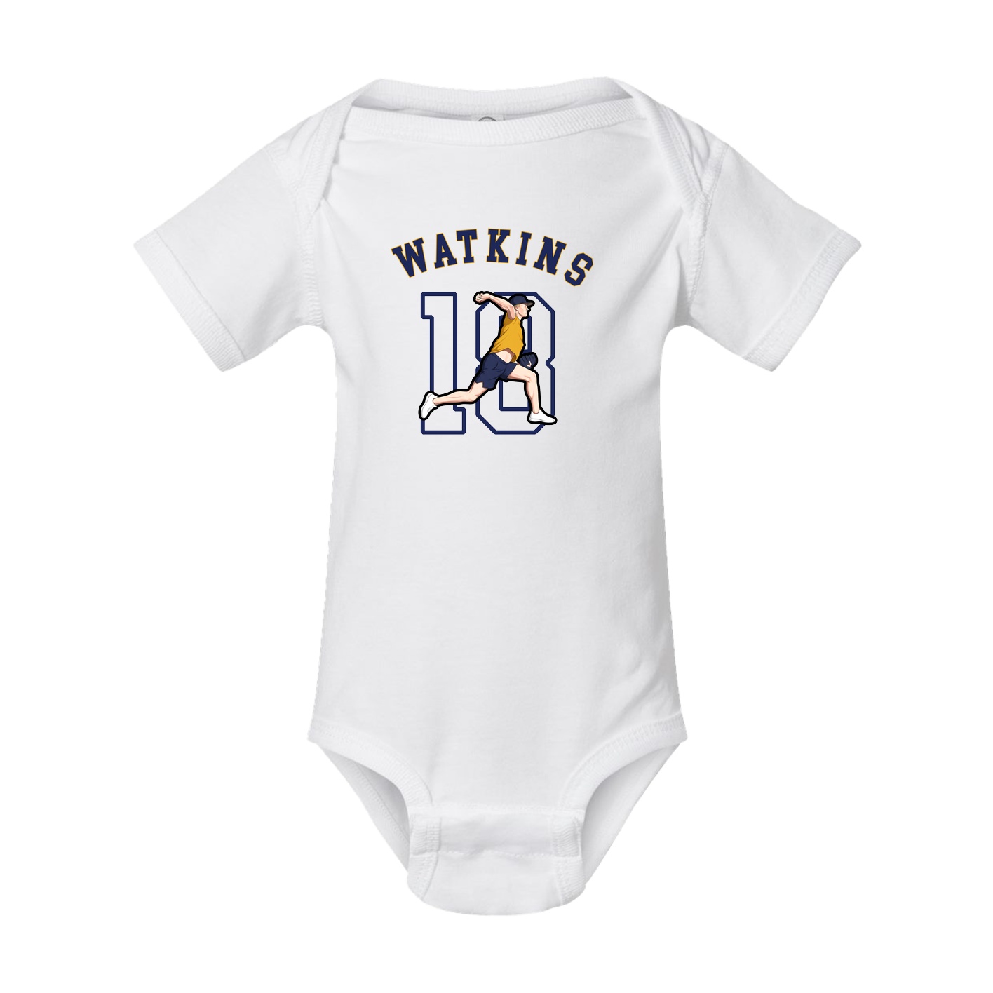 Baby Onesie — Shirsey Arch in White