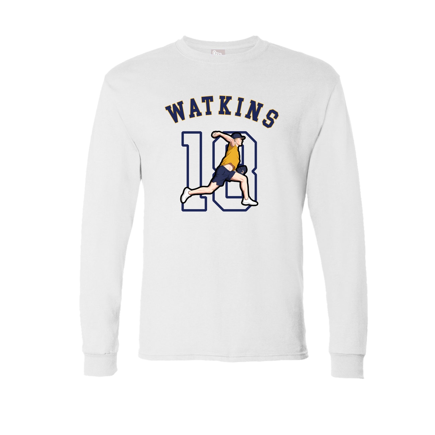 Long Sleeve Tee — Shirsey Arch in White
