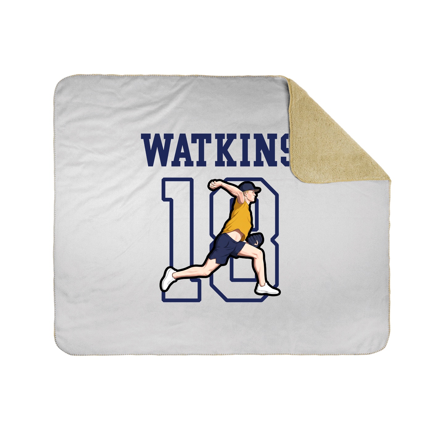 Throw Blanket — Shirsey in White