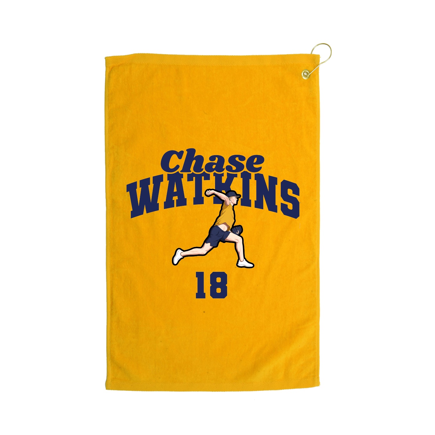 Golf Towel — Signature Arch in Gold
