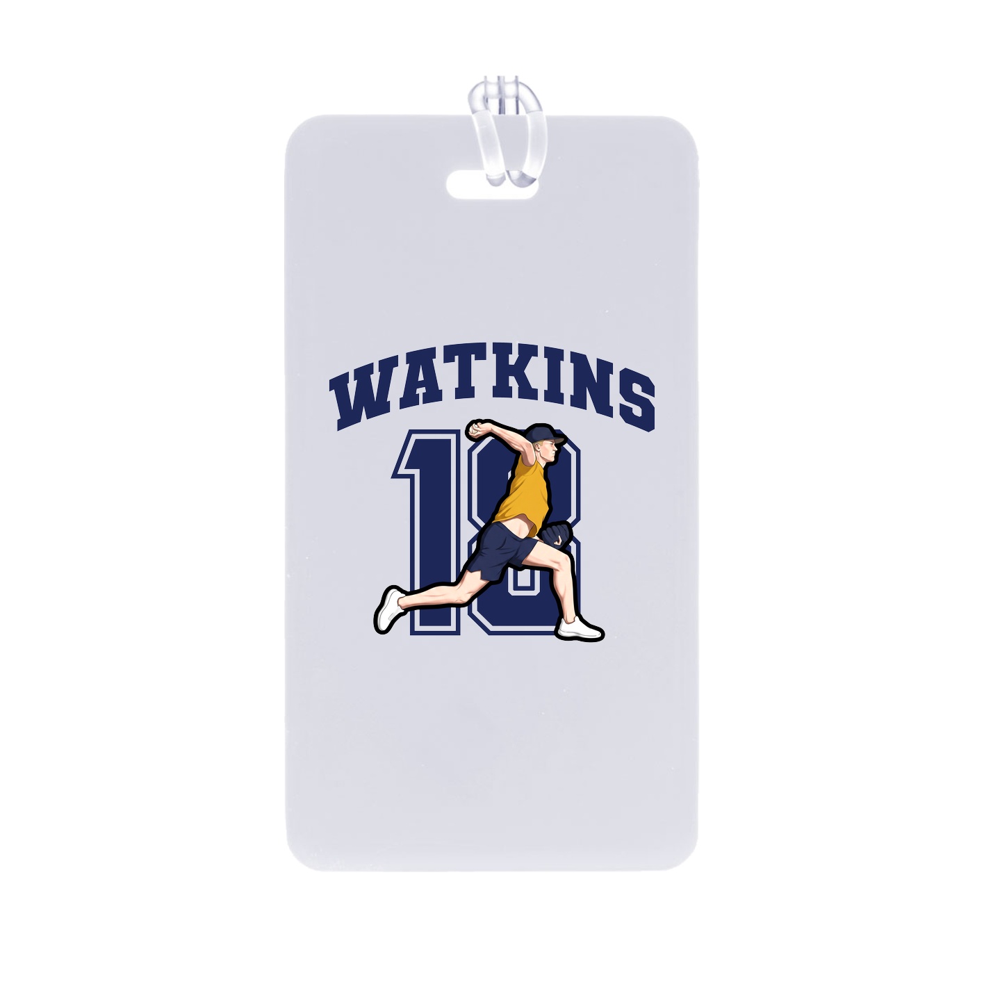 Bag Tag — Number in Classic