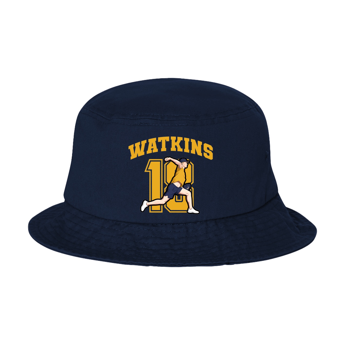 Bucket Cap — Number in Navy