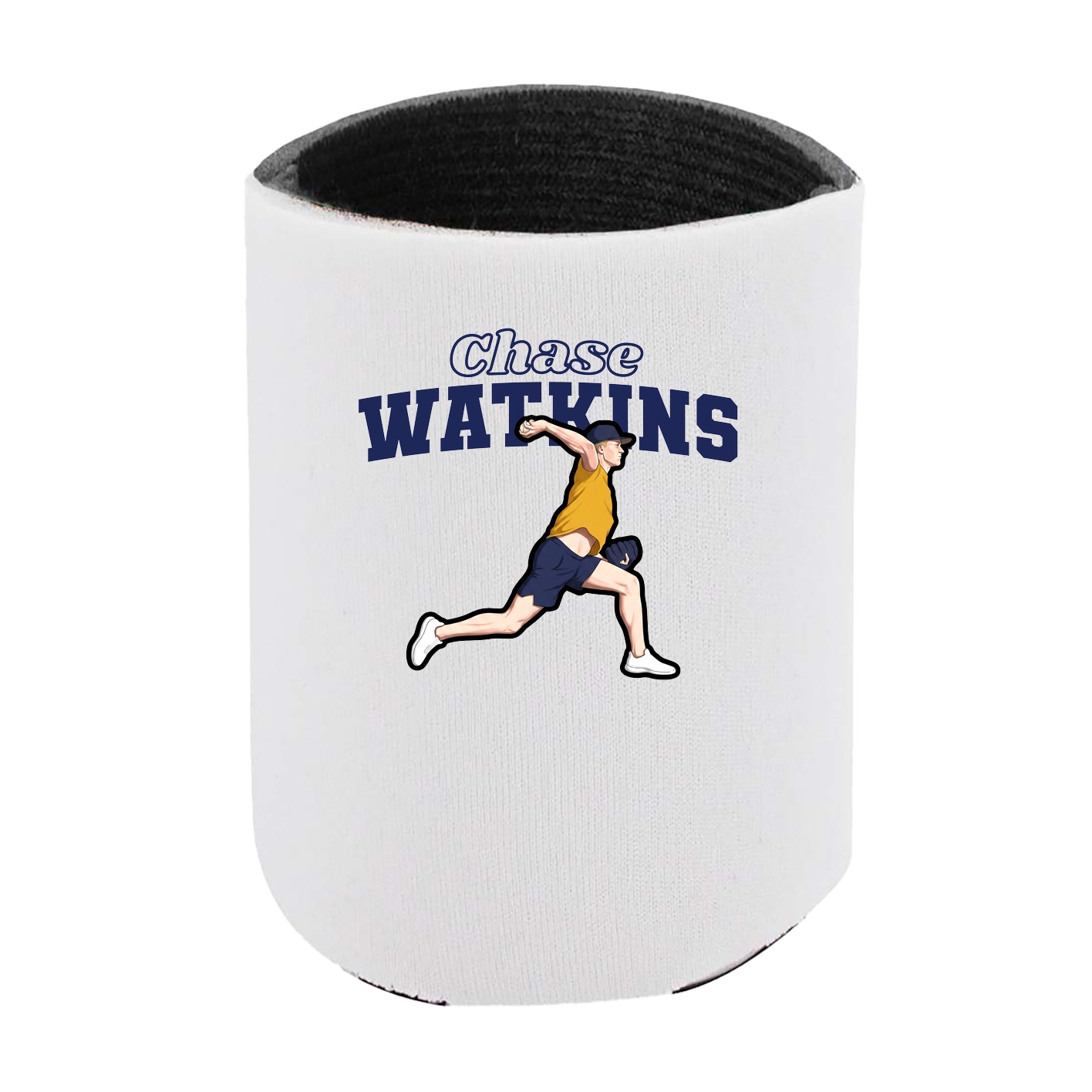 Can Holder — Name Arch in White