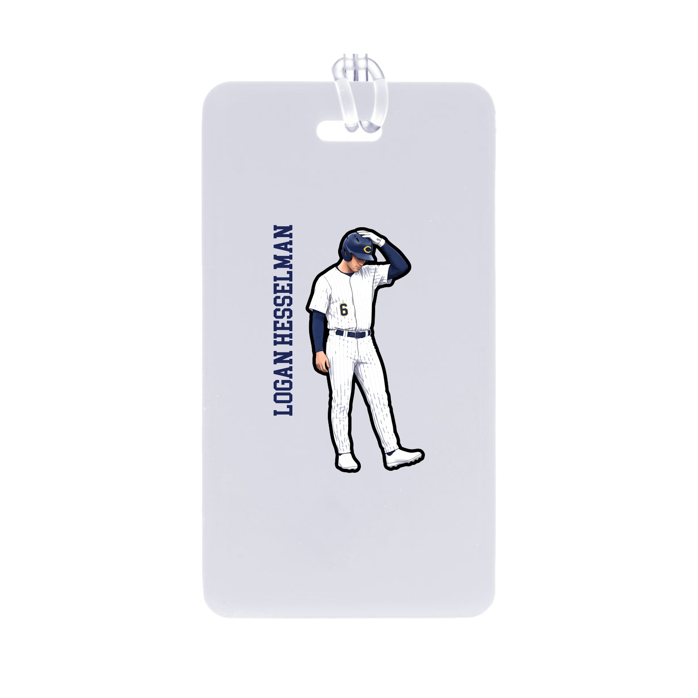 Bag Tag — Name Vertical in Classic