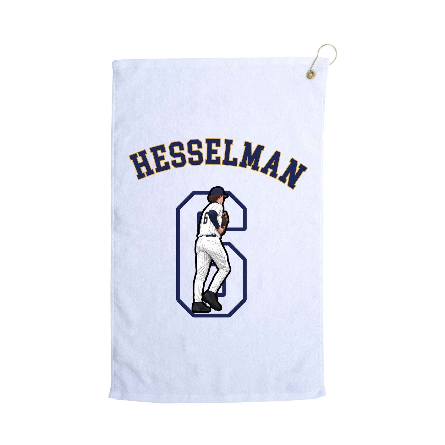 Golf Towel — Shirsey Arch in White