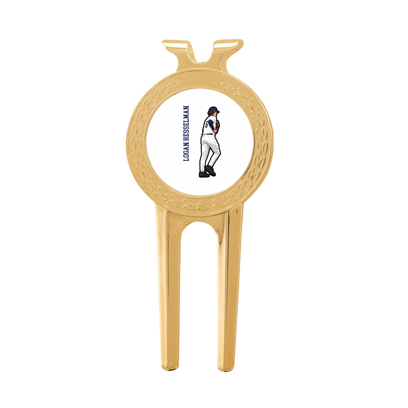 Divot Tool with Ball Marker — Name Vertical in Classic