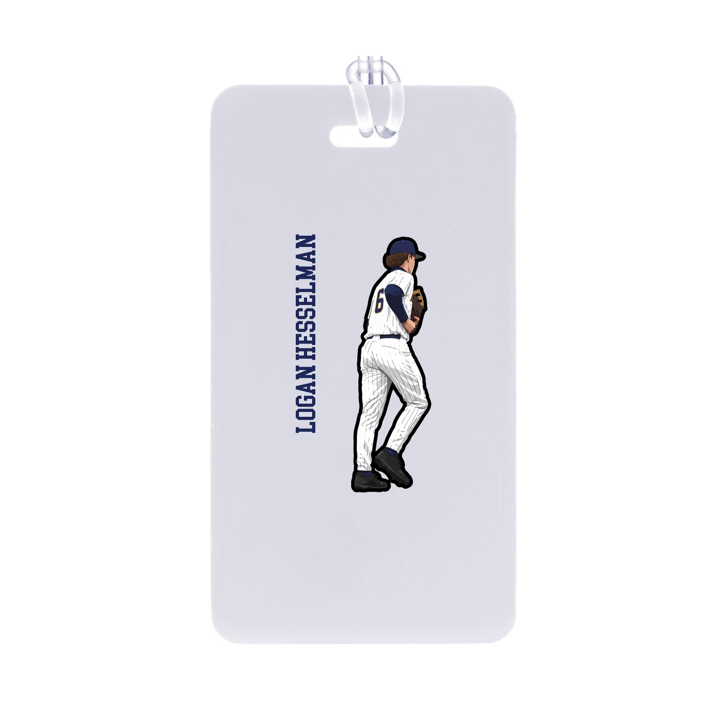 Bag Tag — Name Vertical in Classic
