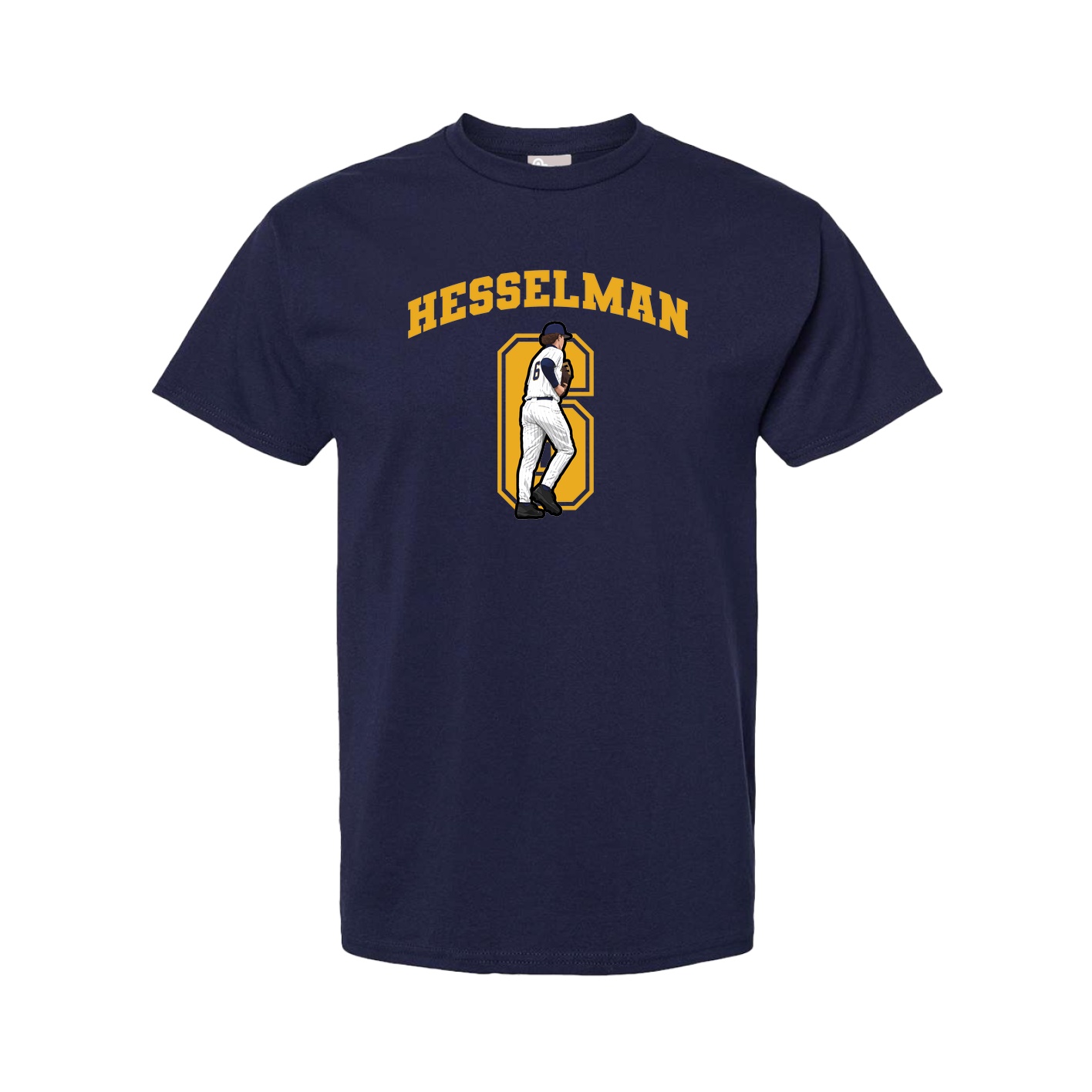 Tee — Number in Navy