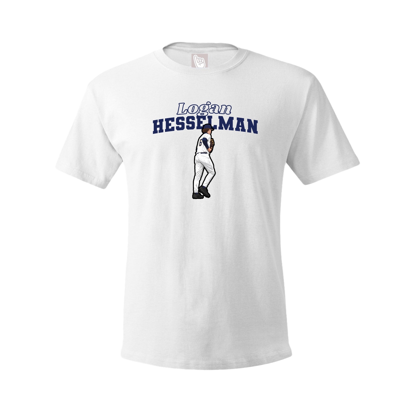 Tee — Name Arch in White