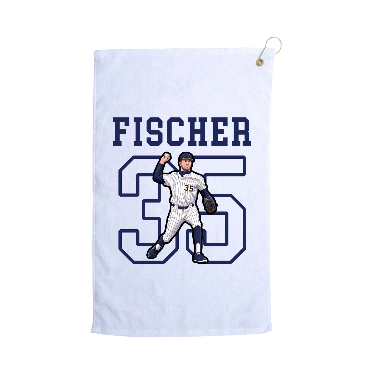 Golf Towel — Shirsey in White