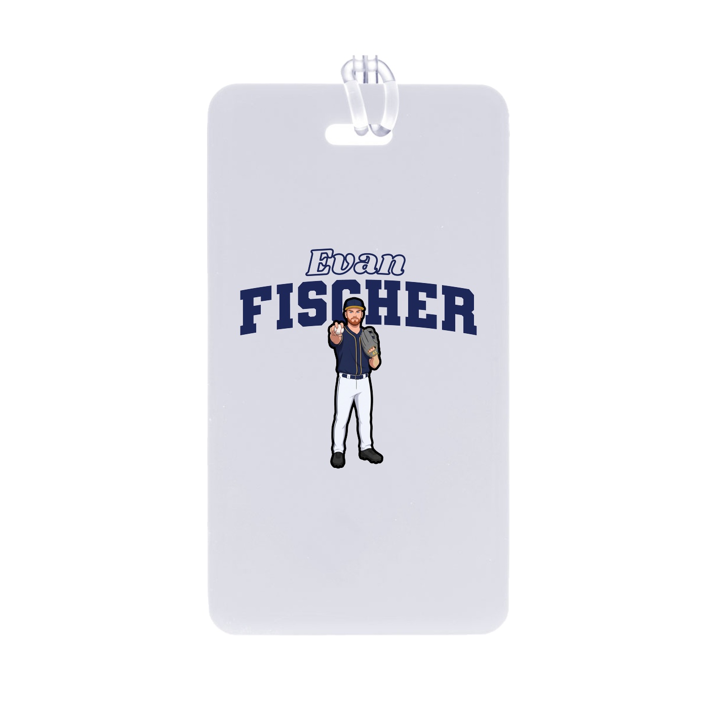 Bag Tag — Name Arch in Classic