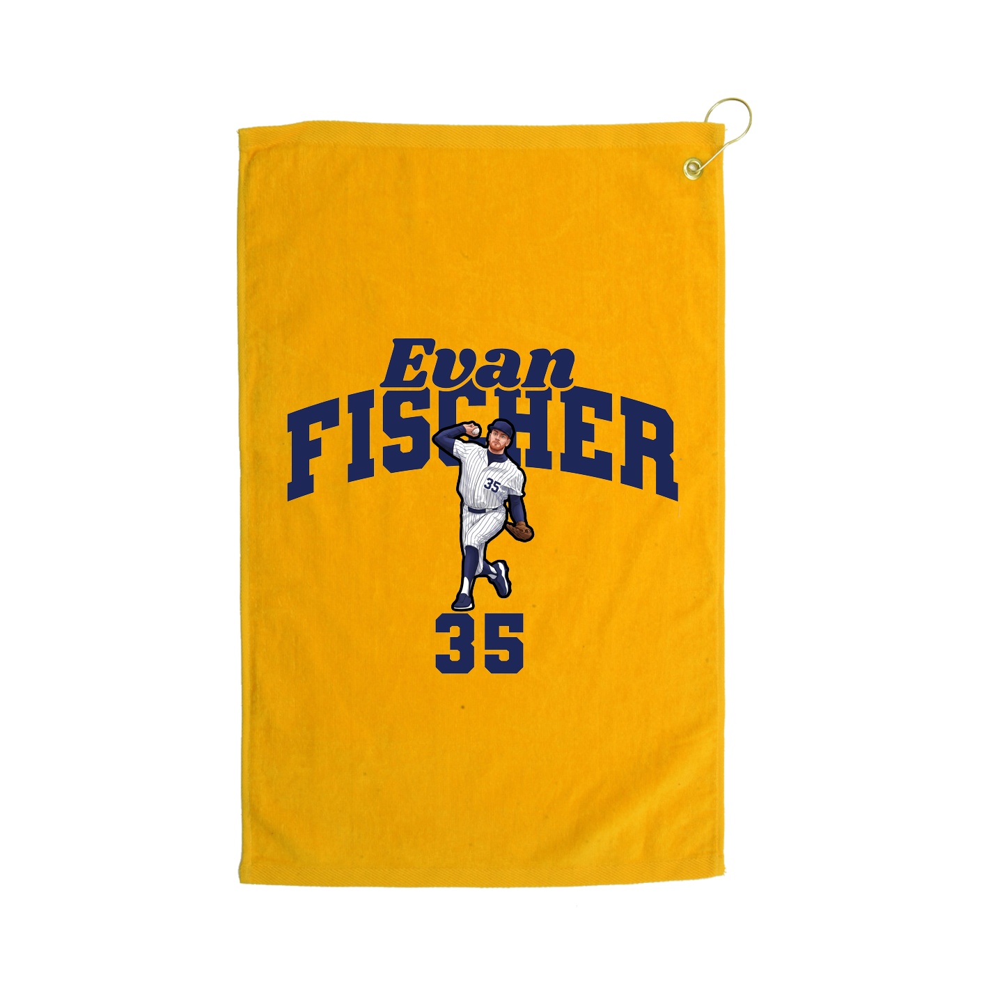 Golf Towel — Signature Arch in Gold