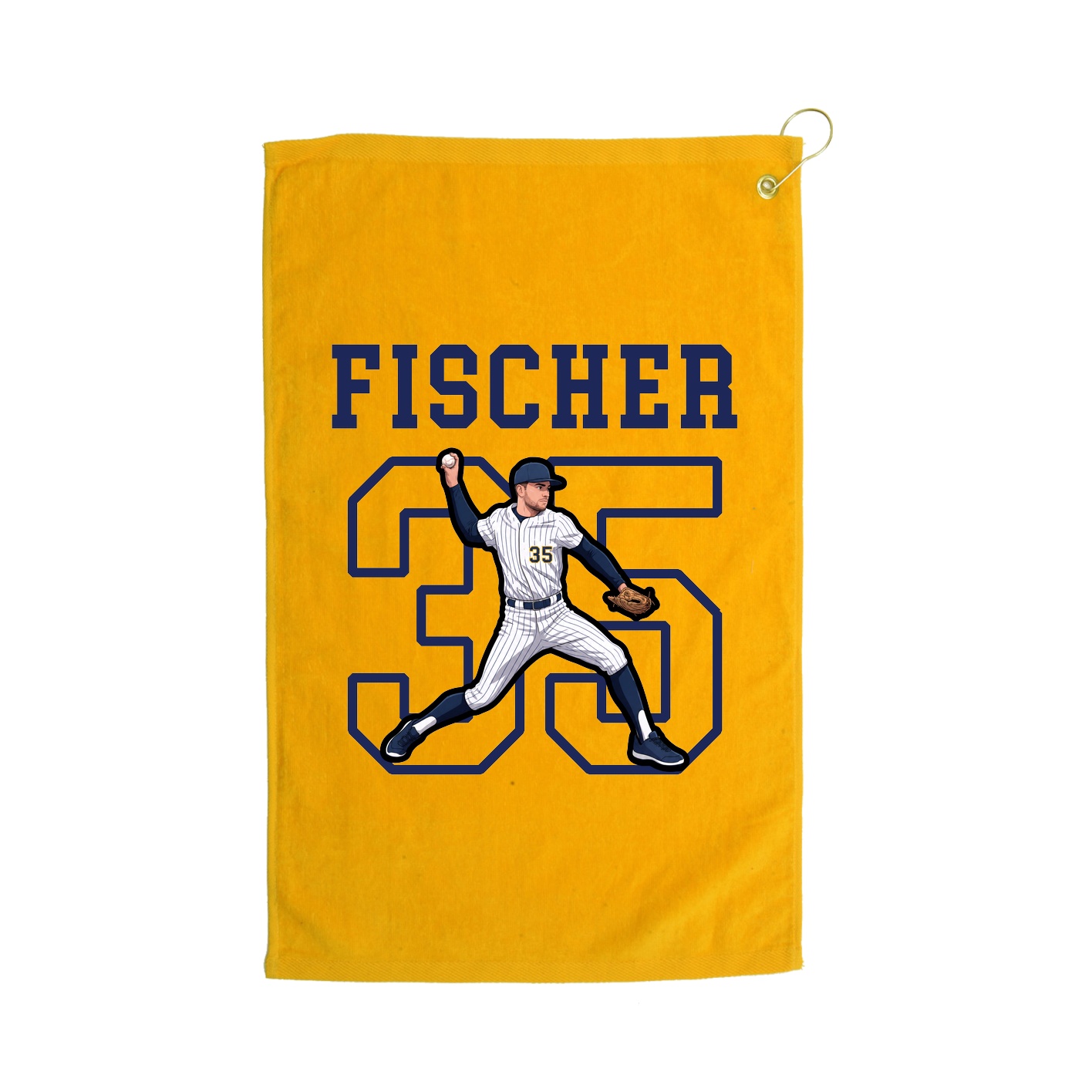 Golf Towel — Shirsey in Gold