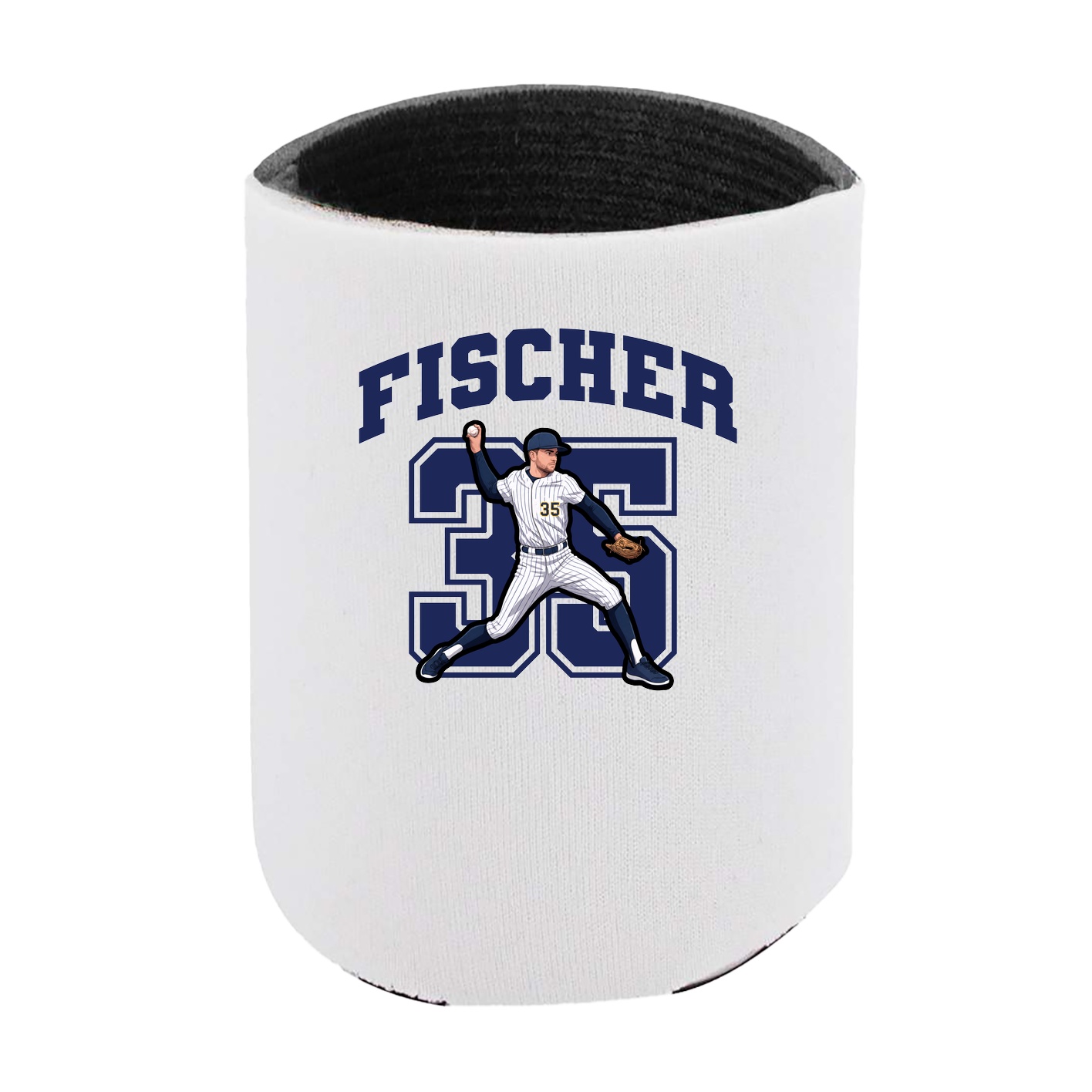 Can Holder — Number in White