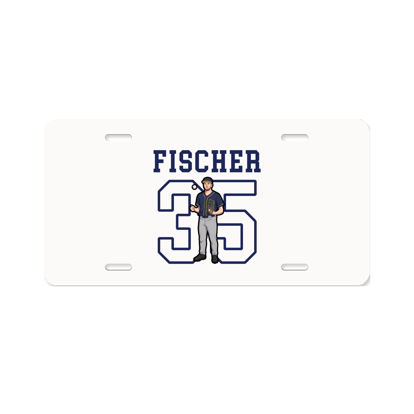 License Plate — Shirsey in Classic