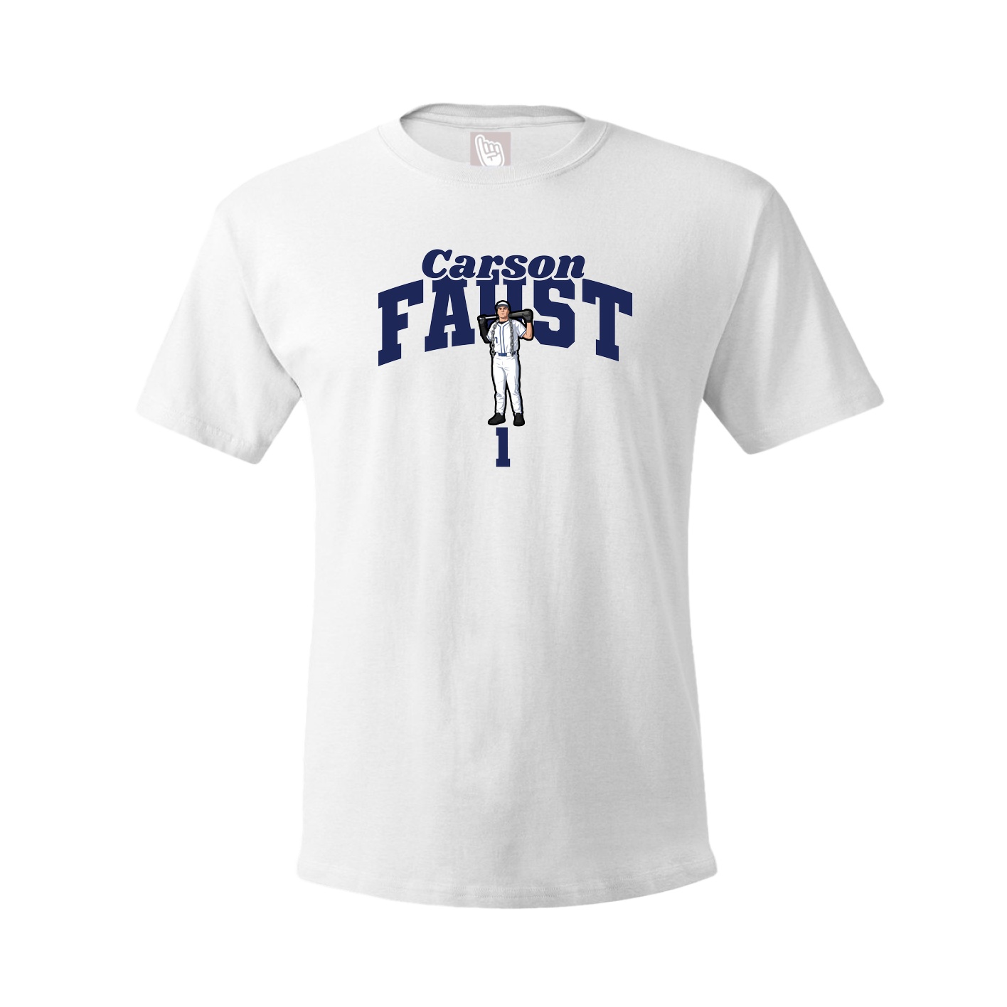 Youth Tee — Signature Arch in White