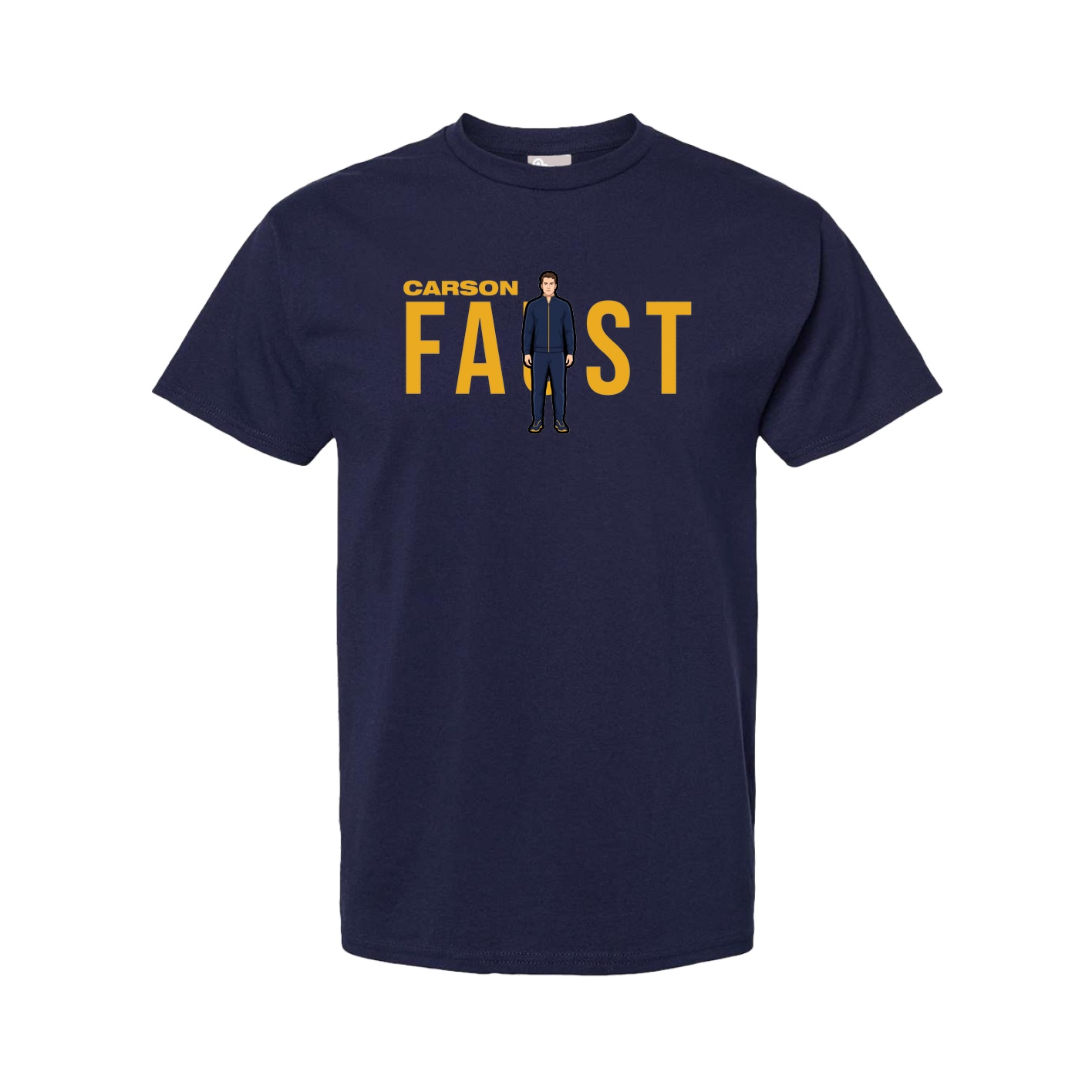 Youth Tee — Player Name in Navy