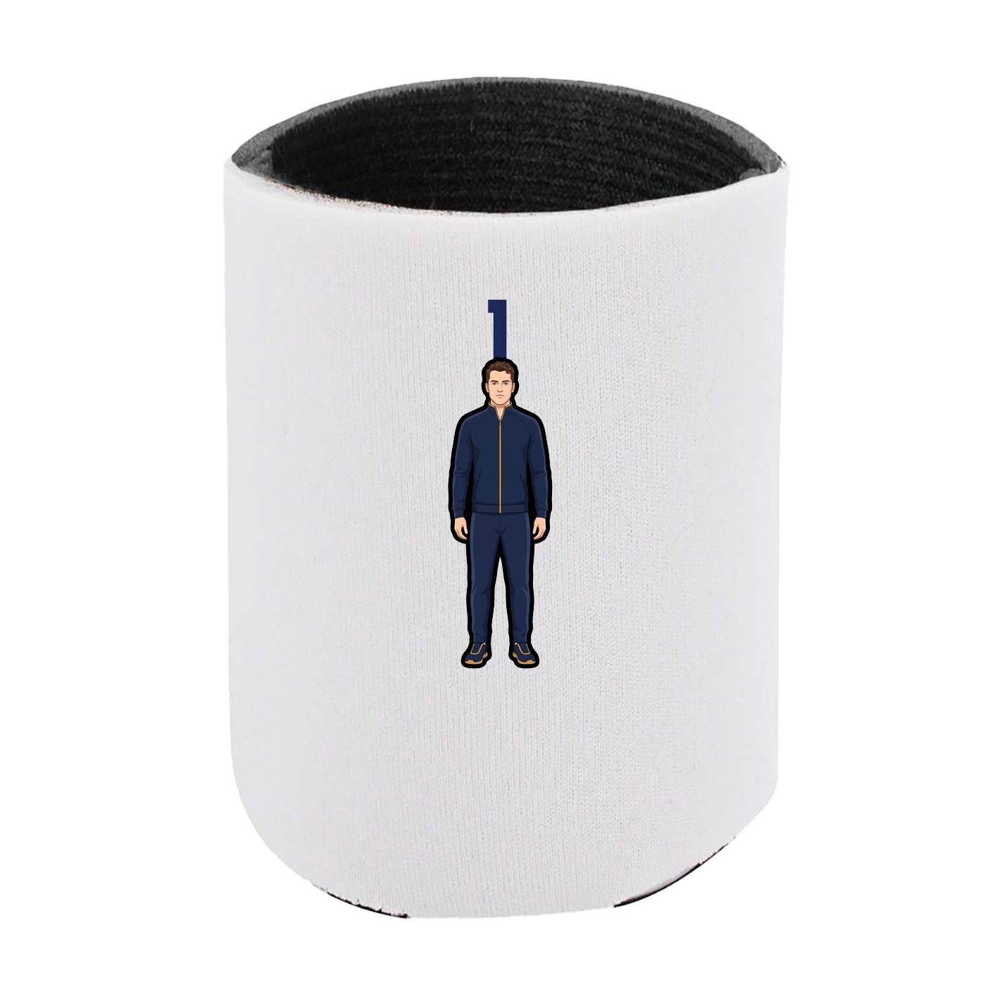 Can Holder — Number Top in White