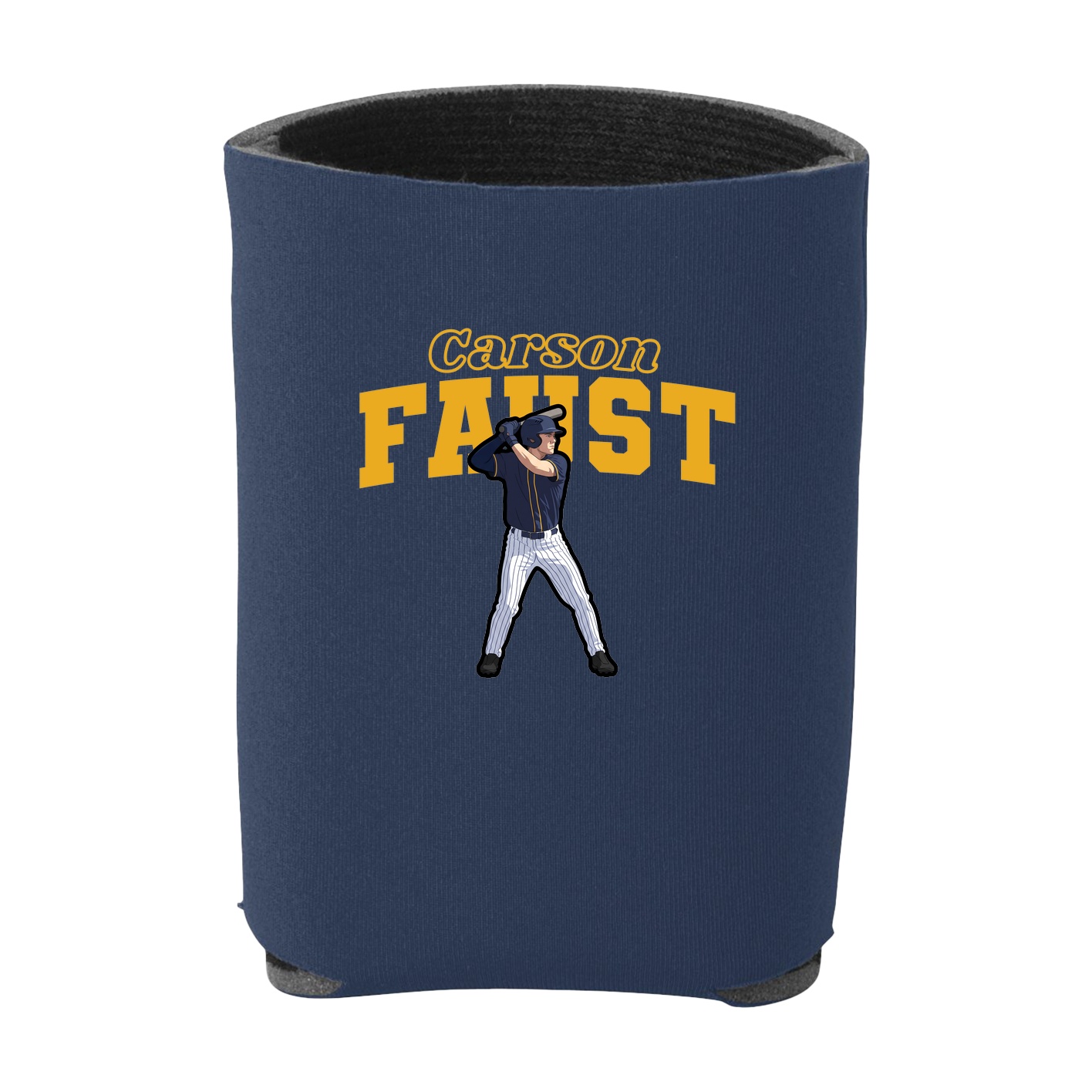 Can Holder — Name Arch in Navy