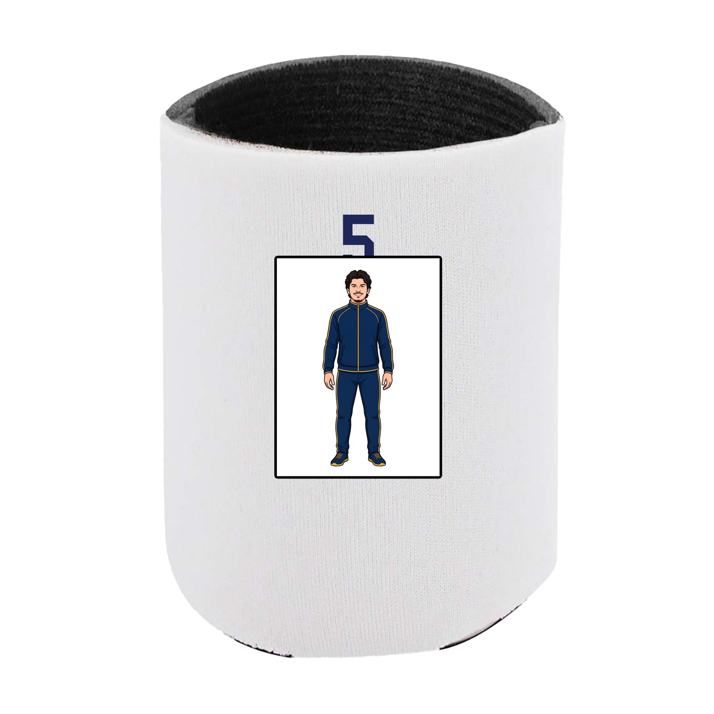 Can Holder — Number Top in White