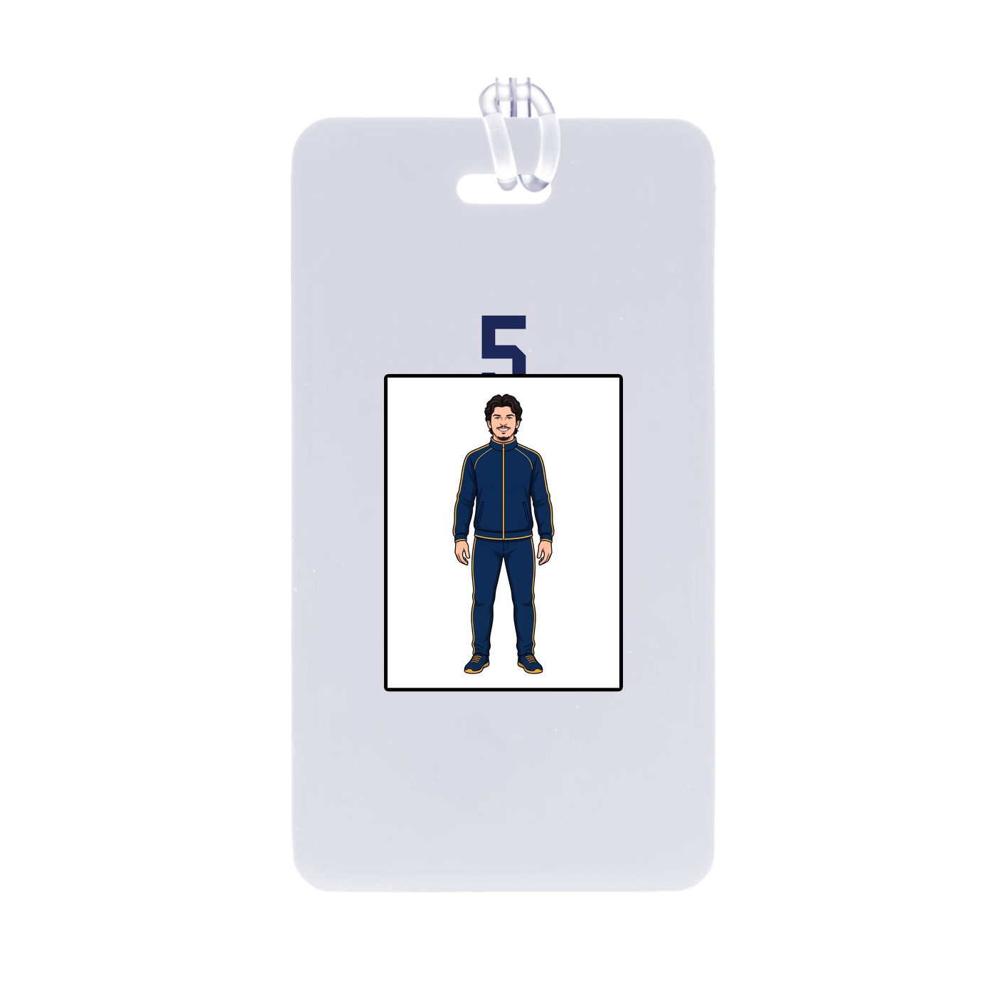 Bag Tag — Number Top in Classic