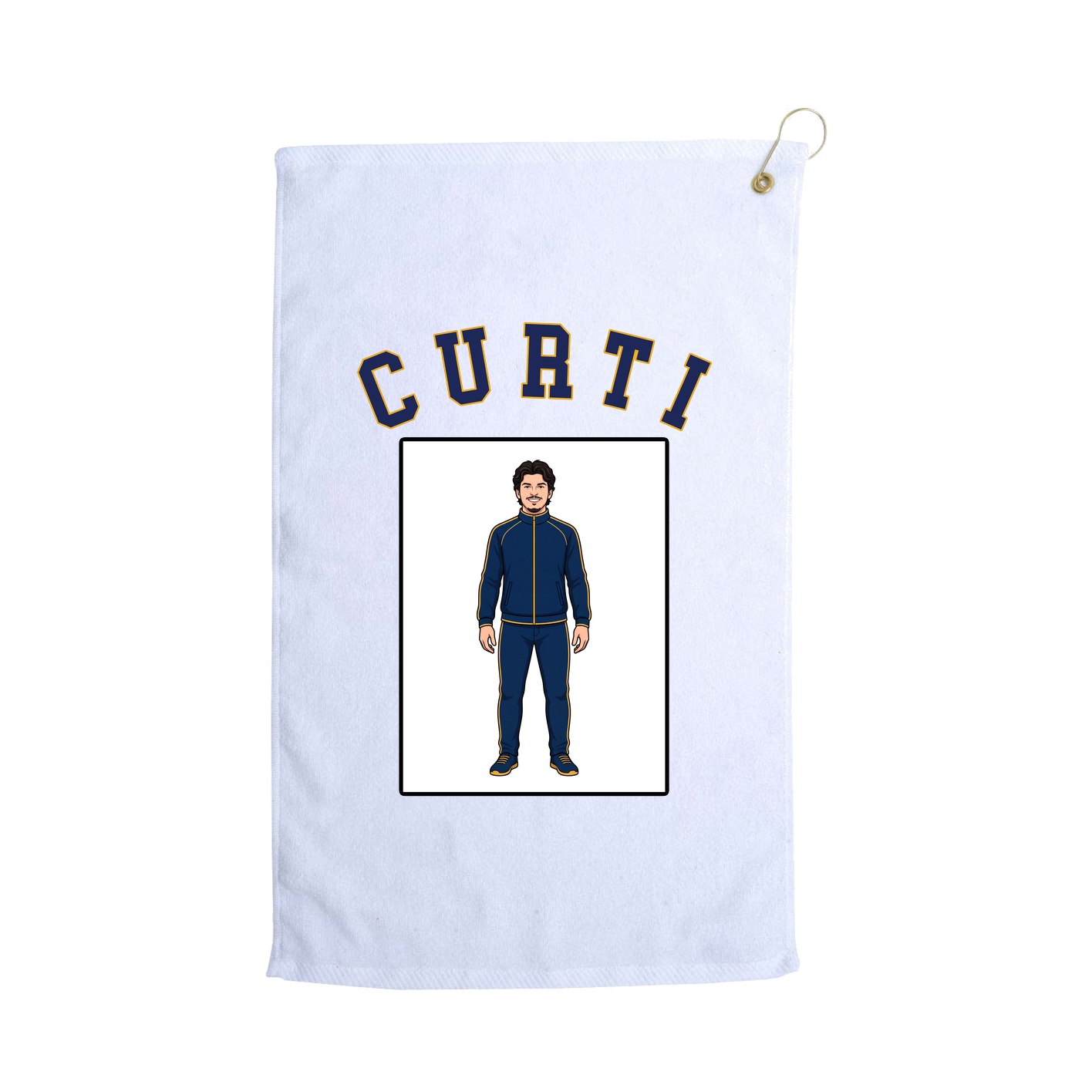 Golf Towel — Shirsey Arch in White