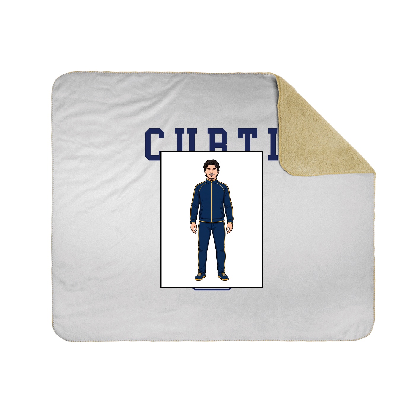 Throw Blanket — Shirsey in White