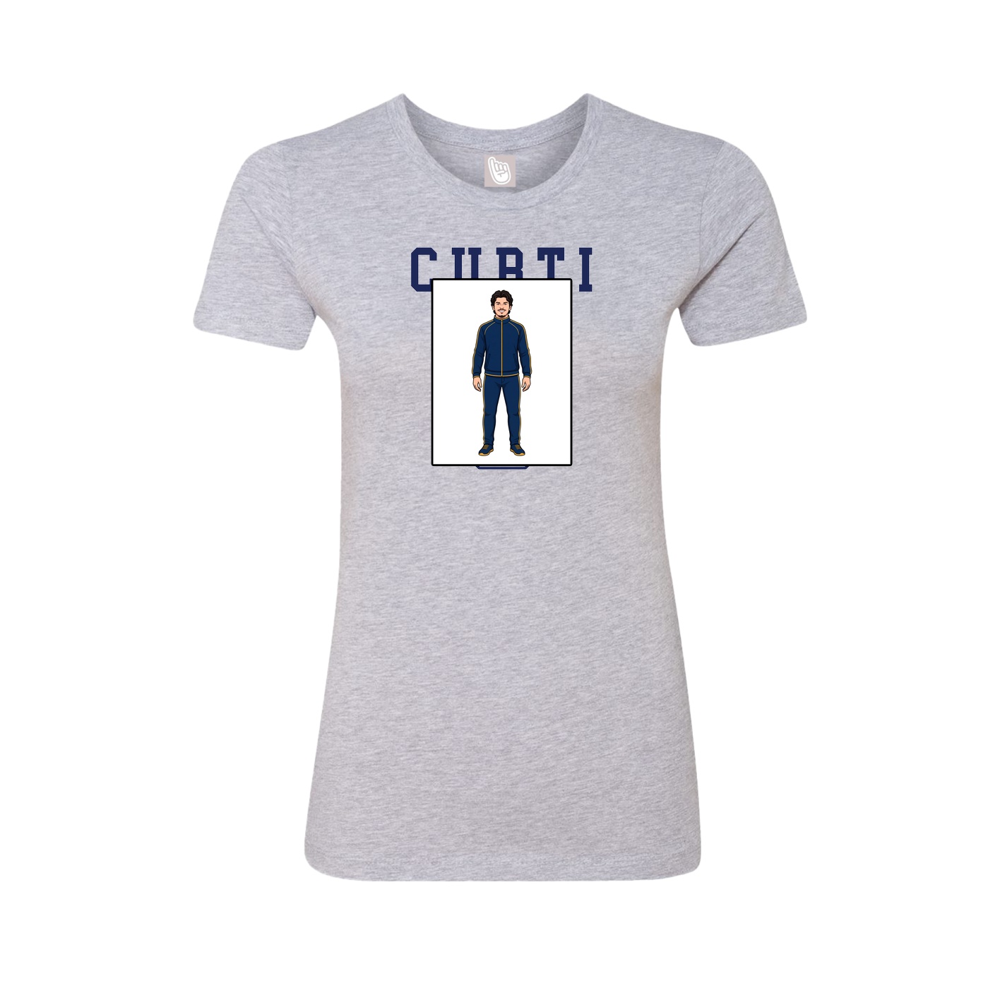 Fitted Women's Tee — Shirsey in Grey