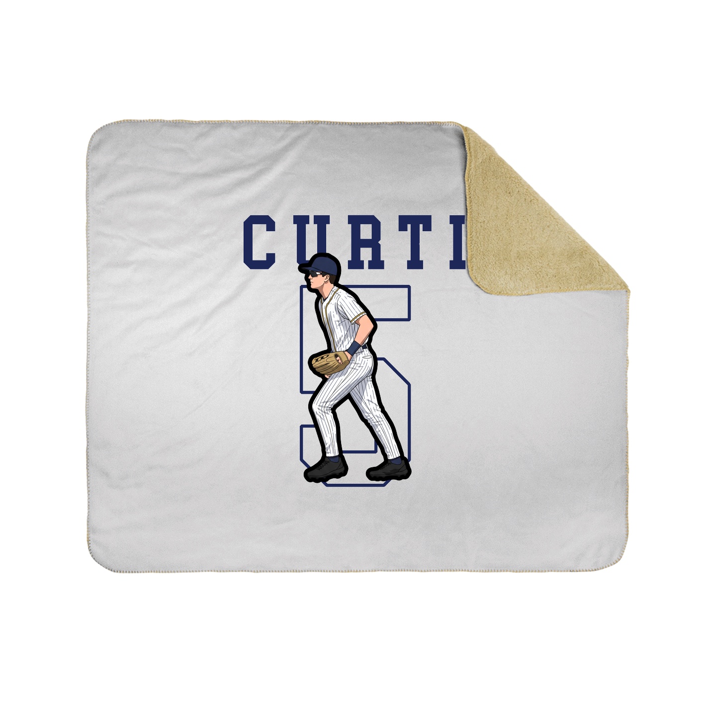 50x60 Sherpa Lined Throw Blanket