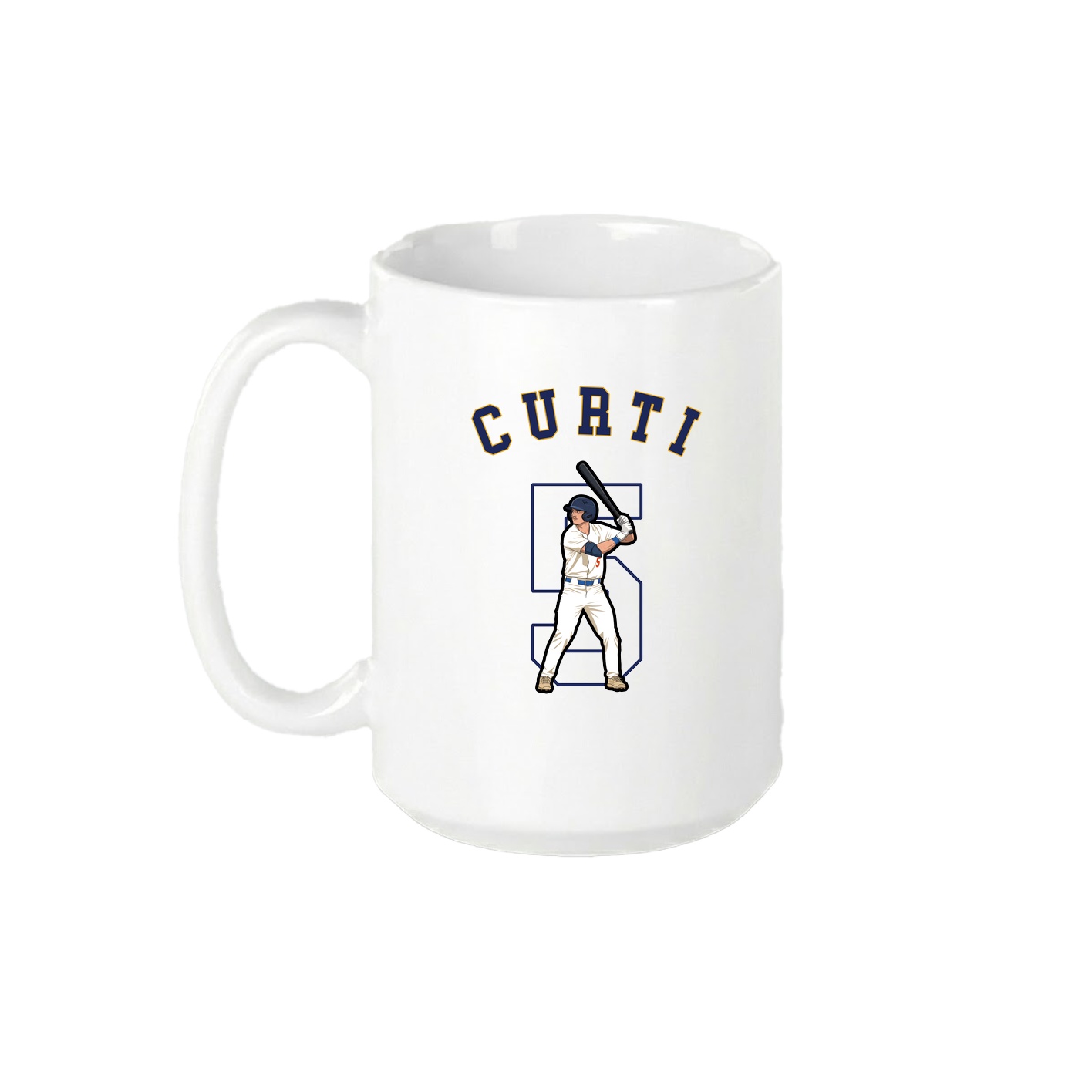 15oz Coffee Mug — Shirsey Arch in White
