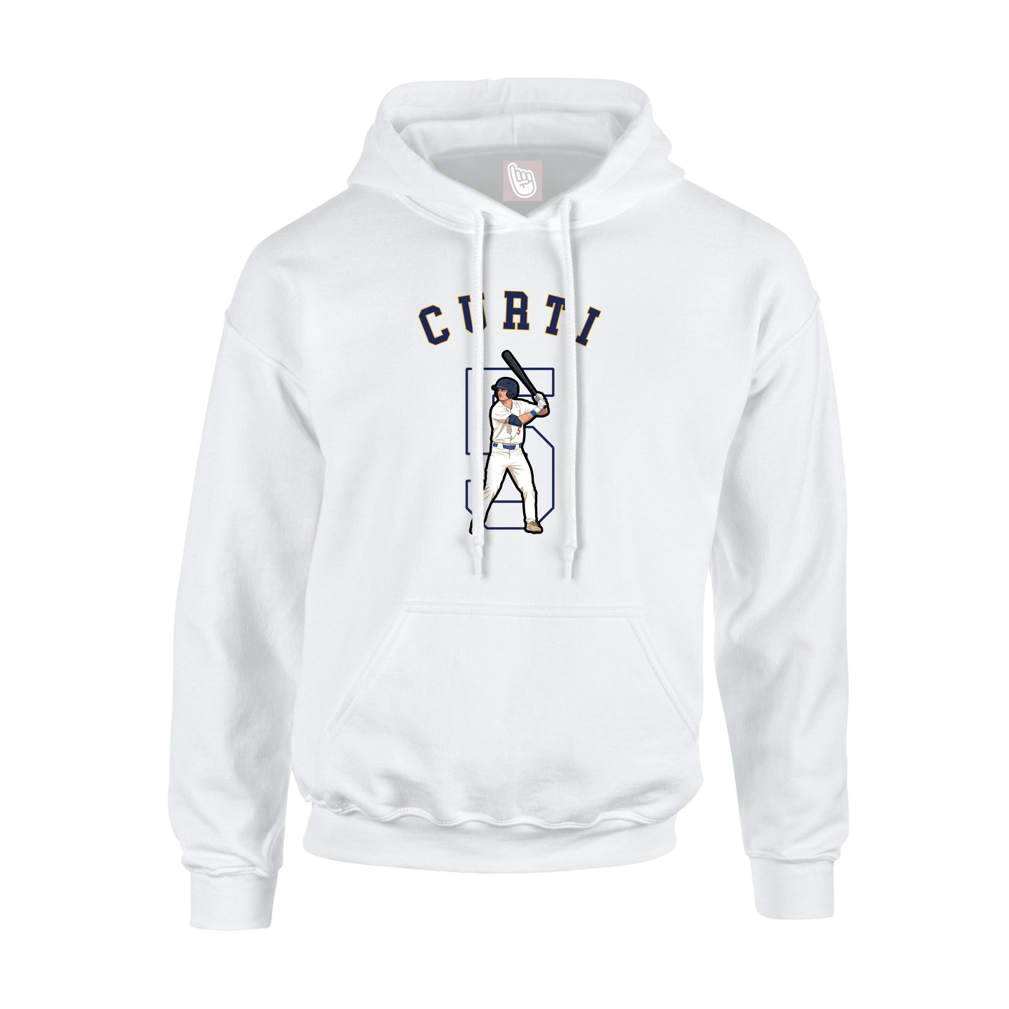 Youth Hoodie — Shirsey Arch in White