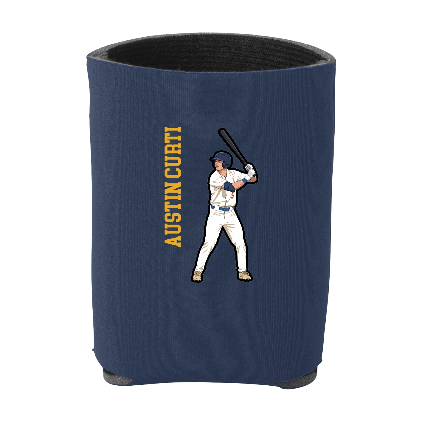 Can Holder — Name Vertical in Navy