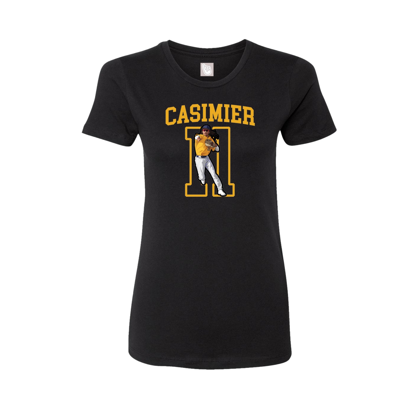 Fitted Women's Tee — Shirsey in Black