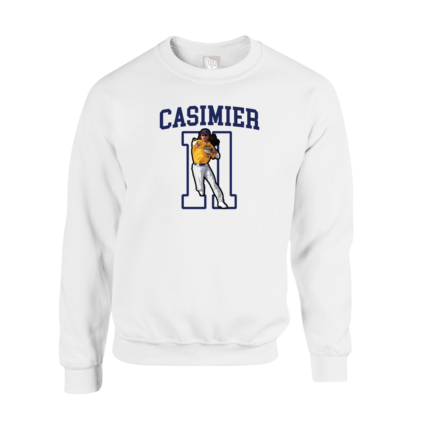 Fleece Crew — Shirsey in White