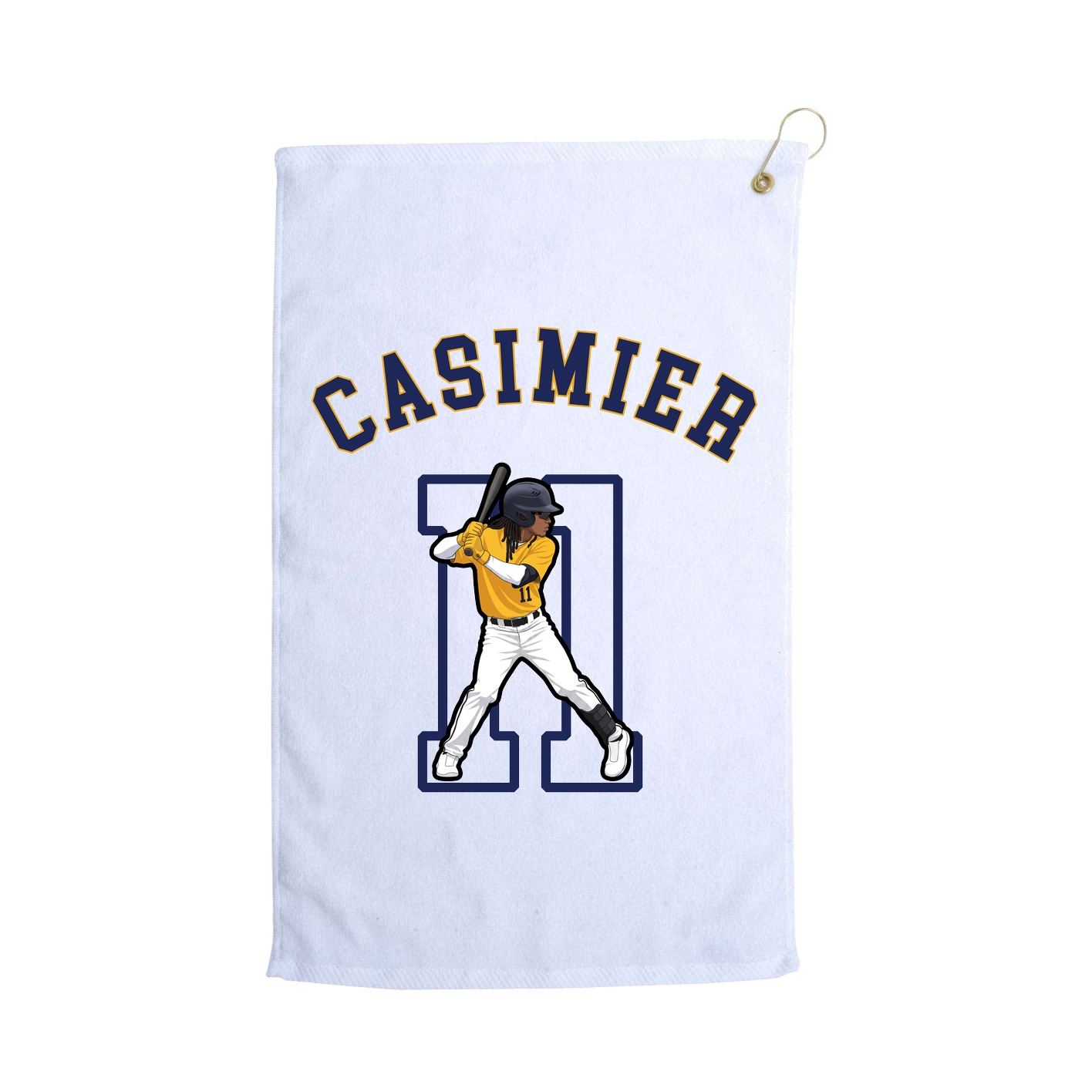 Golf Towel — Shirsey Arch in White