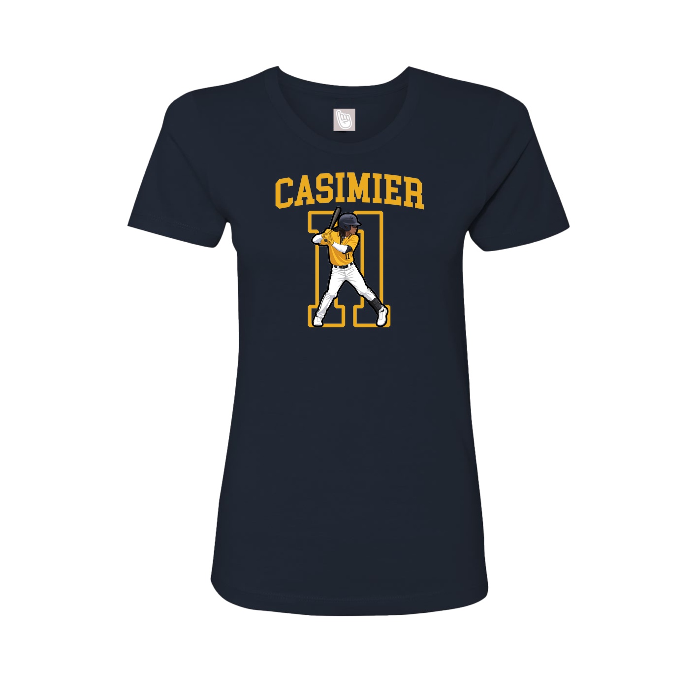 Fitted Women's Tee — Shirsey in Navy