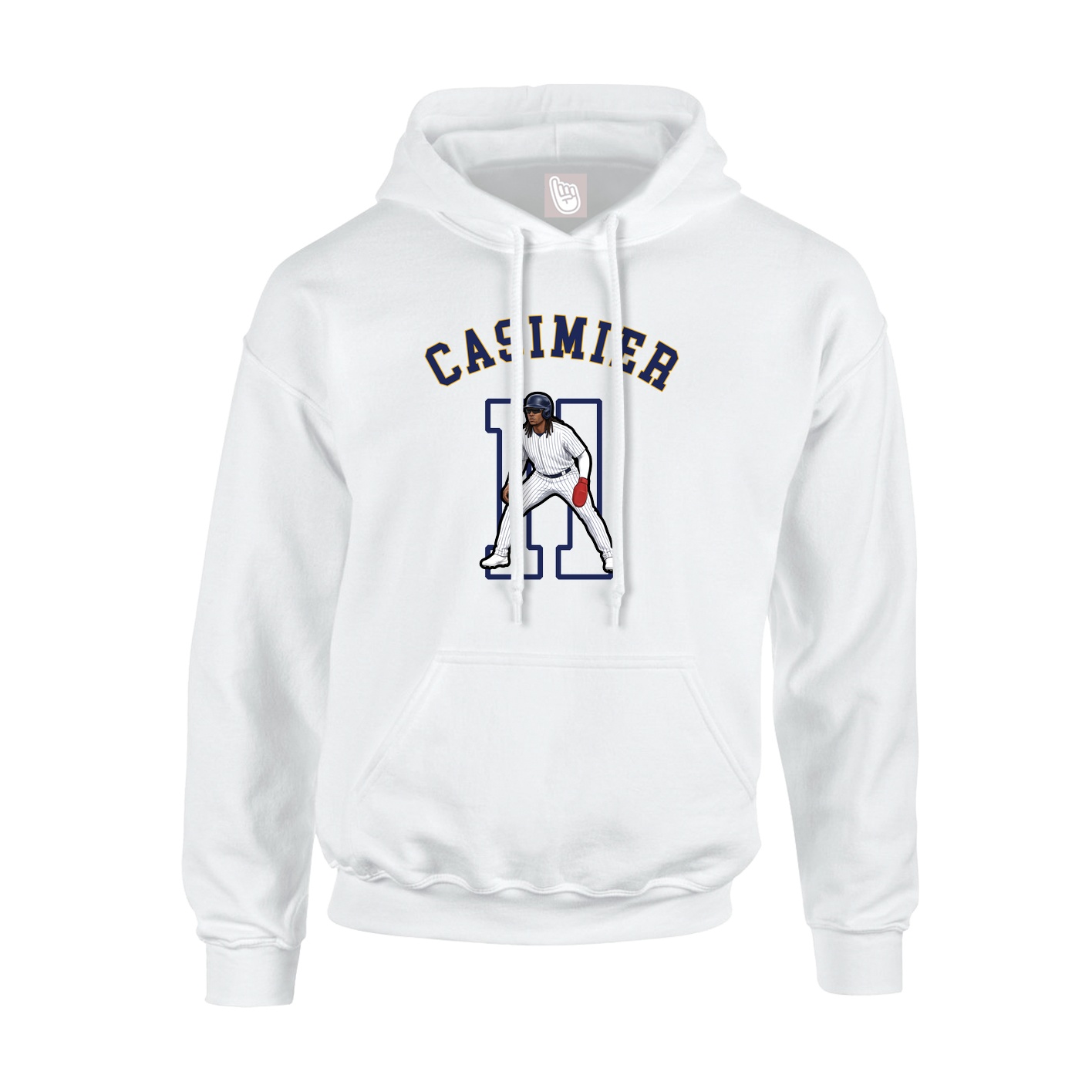 Youth Hoodie — Shirsey Arch in White