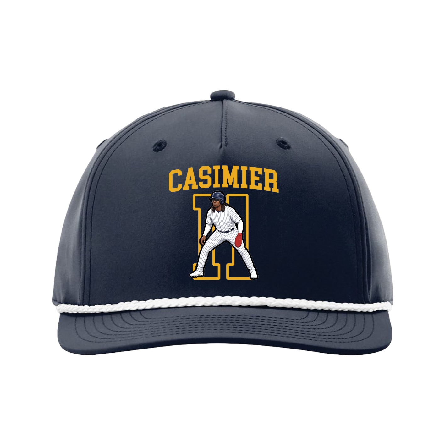 Five-Panel Classic Rope Cap — Shirsey in Navy