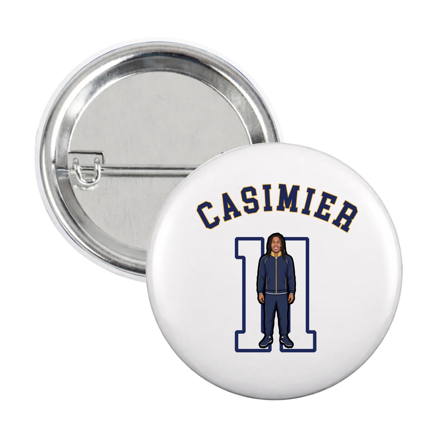 Game Day Button — Shirsey Arch in White