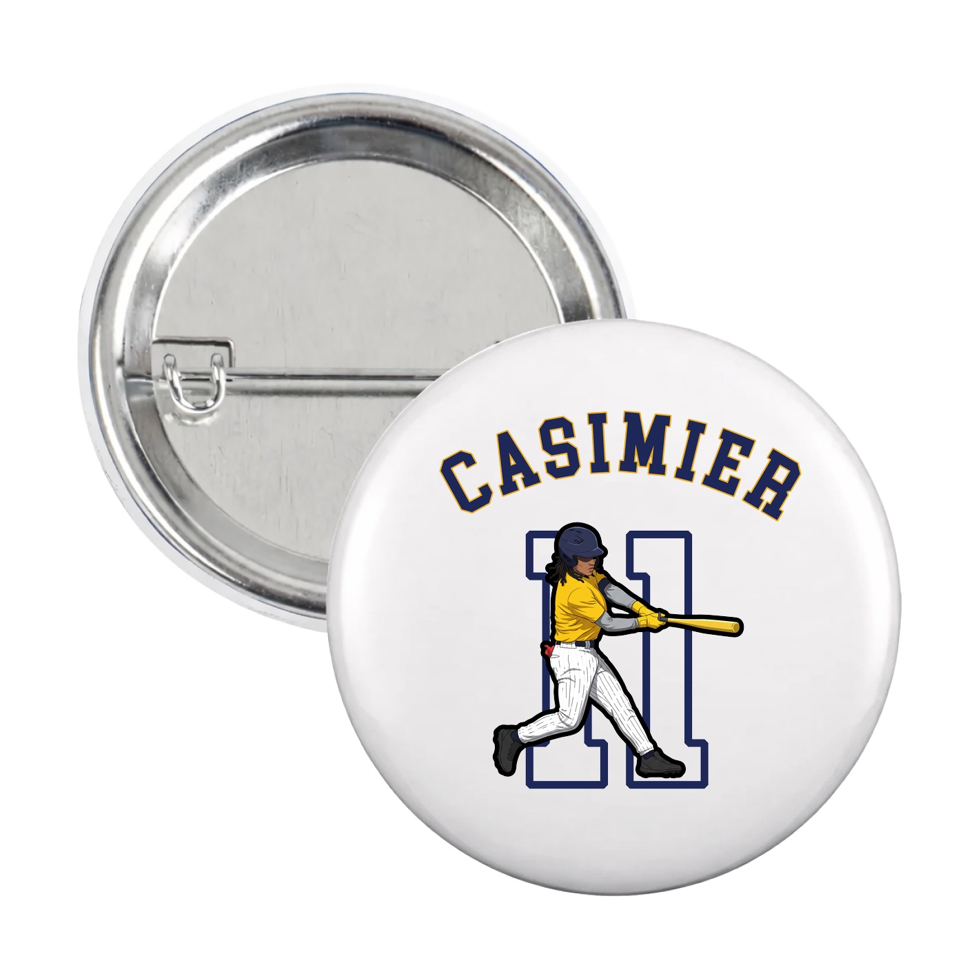 Game Day Button — Shirsey Arch in White