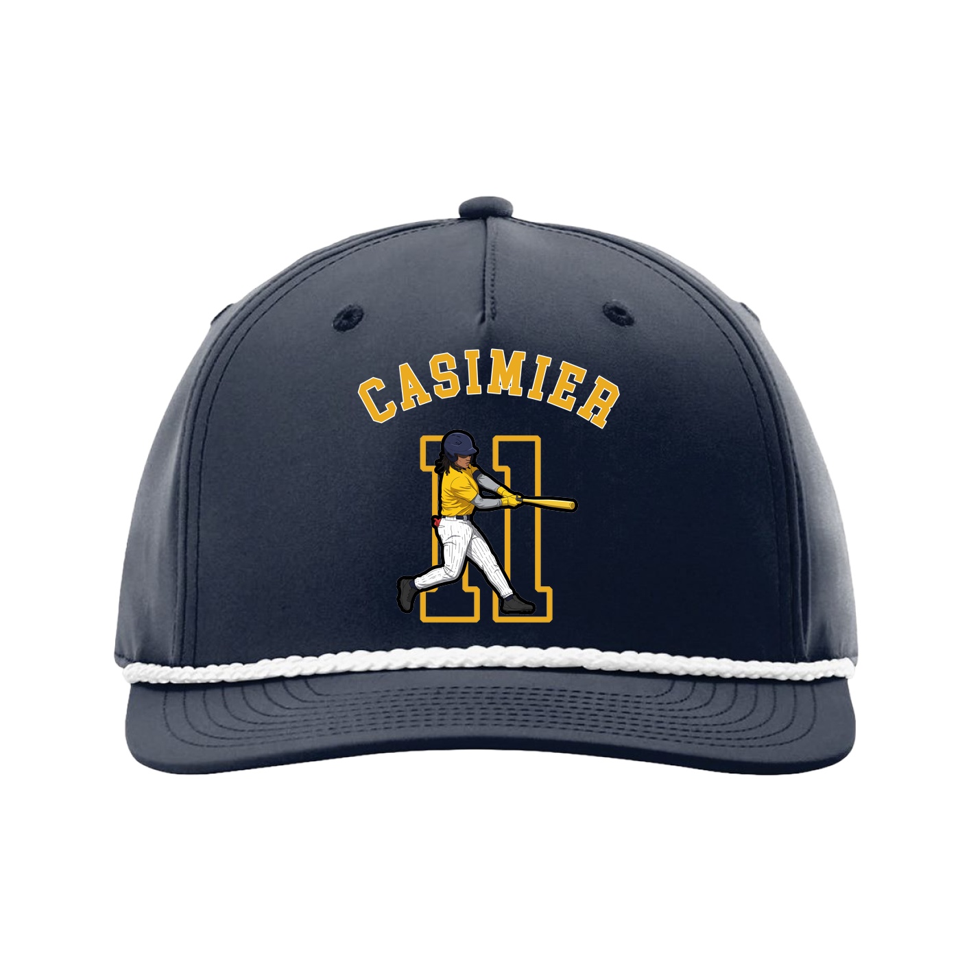 Five-Panel Classic Rope Cap — Shirsey Arch in Navy