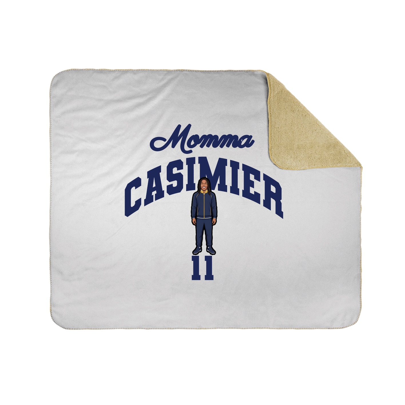 Throw Blanket — Mothers Day Arch in White
