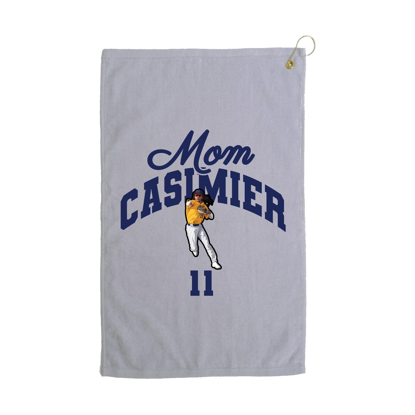 Golf Towel — Mothers Day Arch in Grey